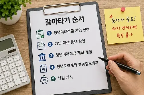 갈아타기순서확인