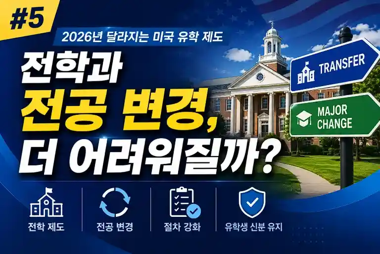 진학과 전공변경 어려움
