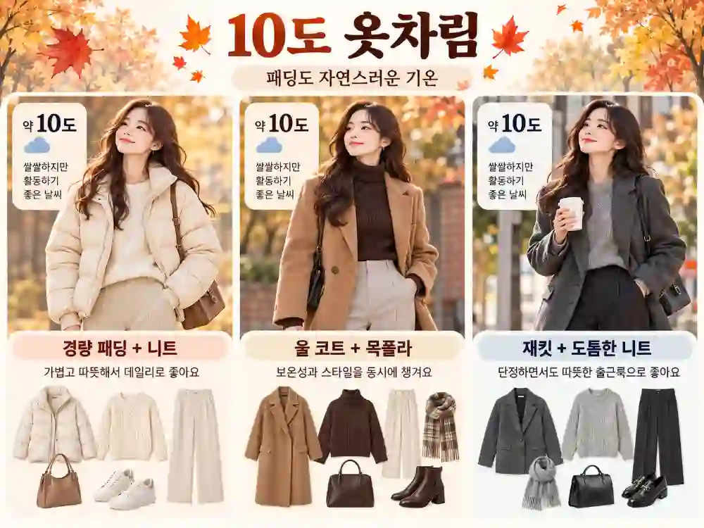 10도 옷차림