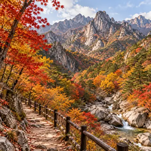 설악산 가을빛 산책길